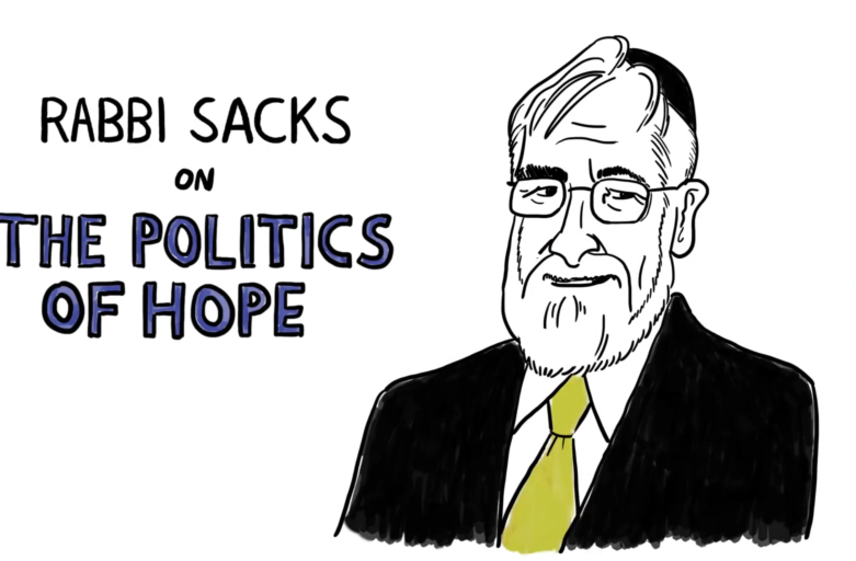 Rabín Sacks o politike nádeje